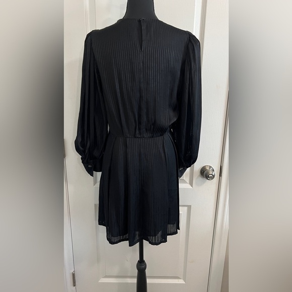 Rebecca Taylor Black Long Sleeve mini Dress - Picture 9 of 16